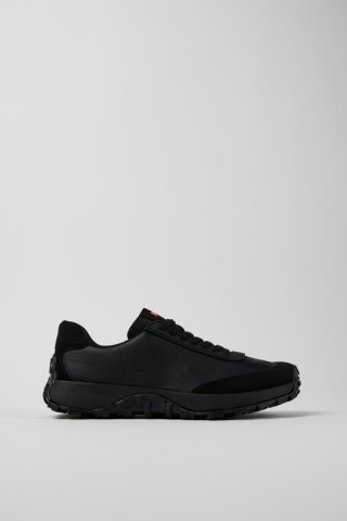 Neu Eingetroffen Camper Drift Trail - Schwarzer Herrensneaker aus Leder und Nubukleder.