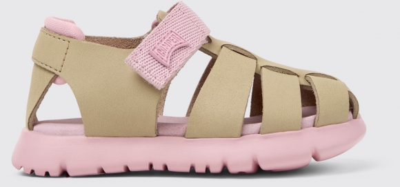 Neu Eingetroffen Camper Oruga - Mehrfarbige Kindersandalen aus Leder und Textil. Neu Eingetroffen Camper Oruga - Mehrfarbige Kindersandalen aus Leder und Textil.