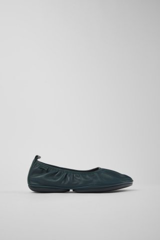 Neu Eingetroffen Camper Right - Grüne Damenballerinas aus Leder