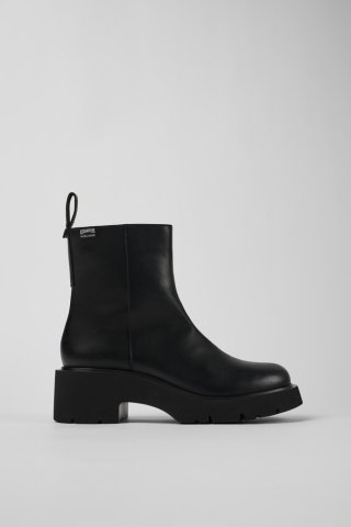 Neu Eingetroffen Camper Milah - Schwarzer Damenstiefel aus Leder