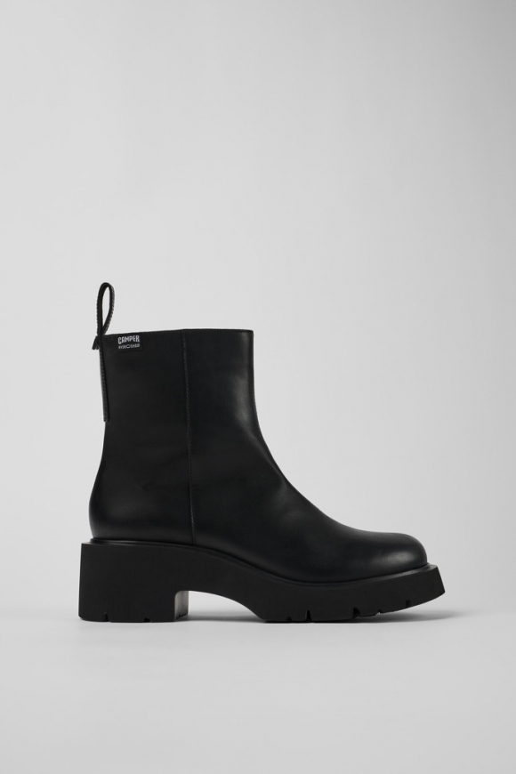 Neu Eingetroffen Camper Milah - Schwarzer Damenstiefel aus Leder