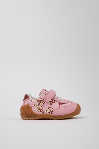Neu Eingetroffen Camper Dadda - Mehrfarbige Kindersneaker aus Leder und Textil.