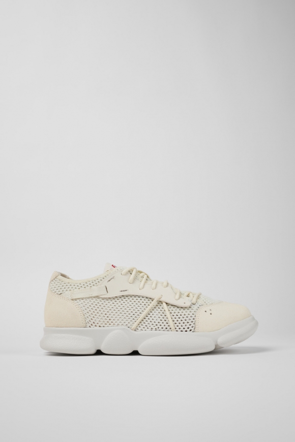 Neu Eingetroffen Camper Karst - Weißer Herrensneaker aus Textil