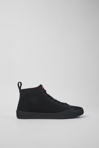 Neu Eingetroffen Camper Peu Touring - Schwarzer Damenstricksneaker aus einem Stück