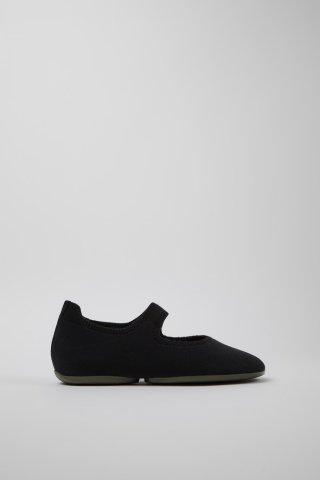 Neu Eingetroffen Camper Right - Schwarzer Damenschuh aus Textil.