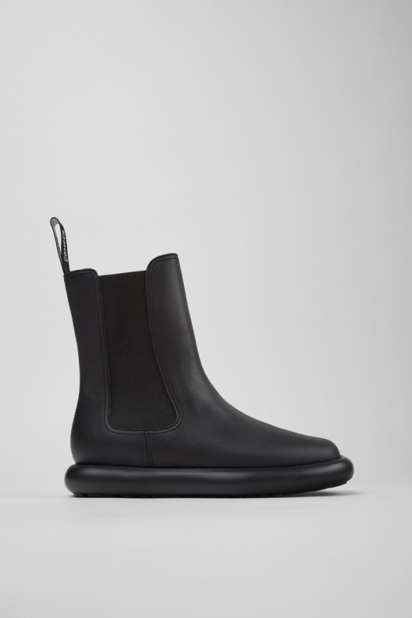 Neu Eingetroffen Camper Onda - Schwarze Lederstiefelette für Damen. Neu Eingetroffen Camper Onda - Schwarze Lederstiefelette für Damen.