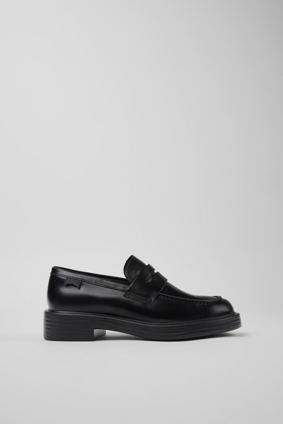 Neu Eingetroffen Camper Dean - Schwarzer Lederschuh für Damen. Neu Eingetroffen Camper Dean - Schwarzer Lederschuh für Damen.