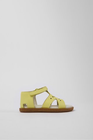 Neu Eingetroffen Camper Twins - Gelbe Ledersandalen