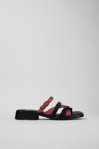 Neu Eingetroffen Camper Twins - Mehrfarbige offene Ledersandalen für Damen Neu Eingetroffen Camper Twins - Mehrfarbige offene Ledersandalen für Damen