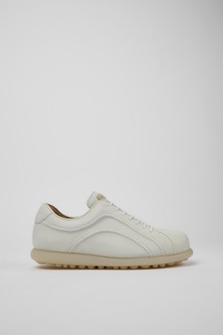 Neu Eingetroffen Camper Pelotas - Weißer Herrensneaker aus ungefärbtem Leder