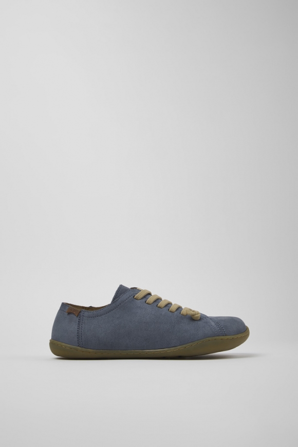Neu Eingetroffen Camper Peu - Blauer Damenschuh aus Nubukleder