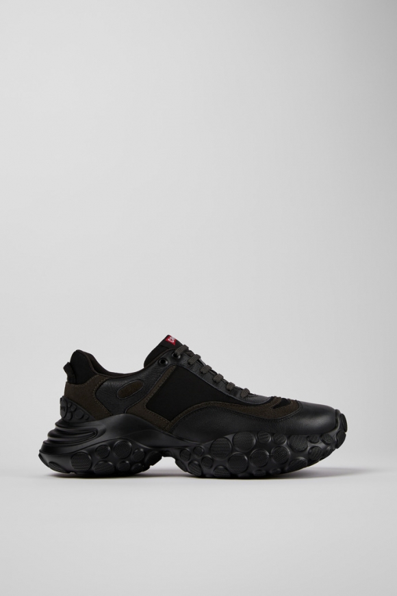 Neu Eingetroffen Camper Pelotas Mars - Schwarzer Herrensneaker aus Textil/Leder