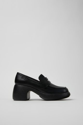 Neu Eingetroffen Camper Thelma - Schwarze Ledermokassins/Ballerinas für Damen. Neu Eingetroffen Camper Thelma - Schwarze Ledermokassins/Ballerinas für Damen.
