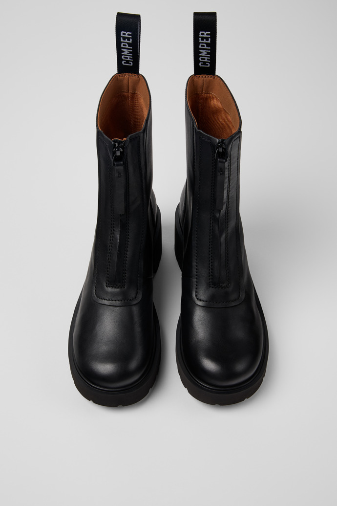 Neu Eingetroffen Camper Milah - Schwarze Stiefeletten aus Leder für Damen.