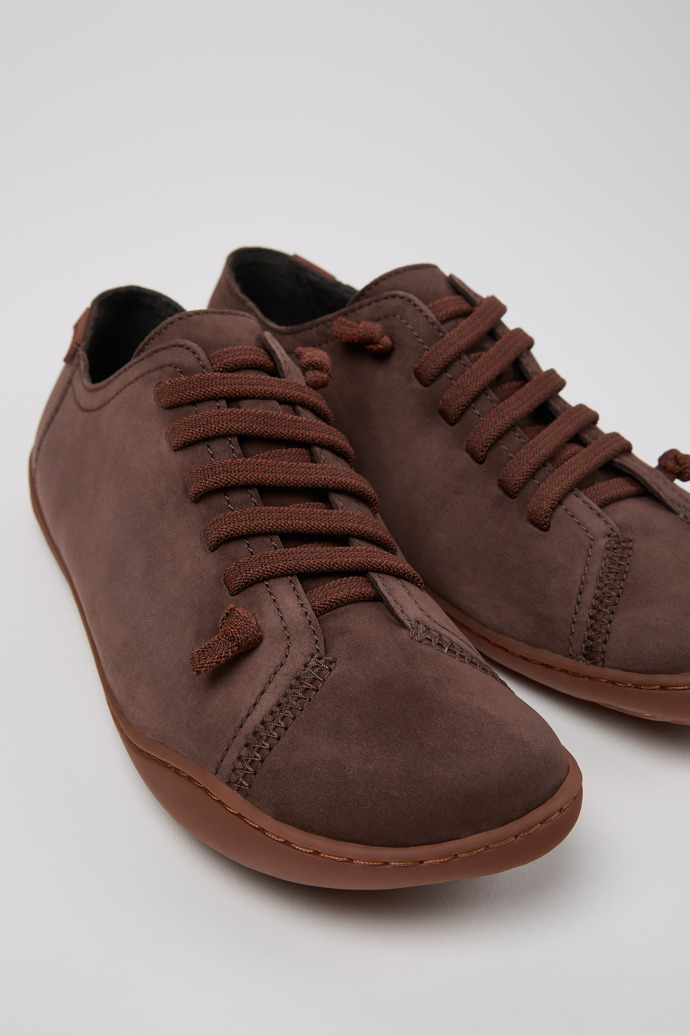 Neu Eingetroffen Camper Peu - Brauner Damenschuh aus Nubukleder