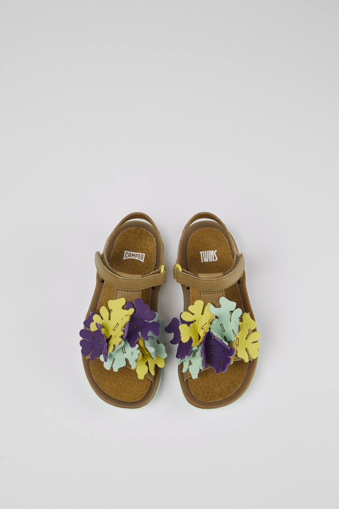 Neu Eingetroffen Camper Twins - Mehrfarbige Ledersandalen