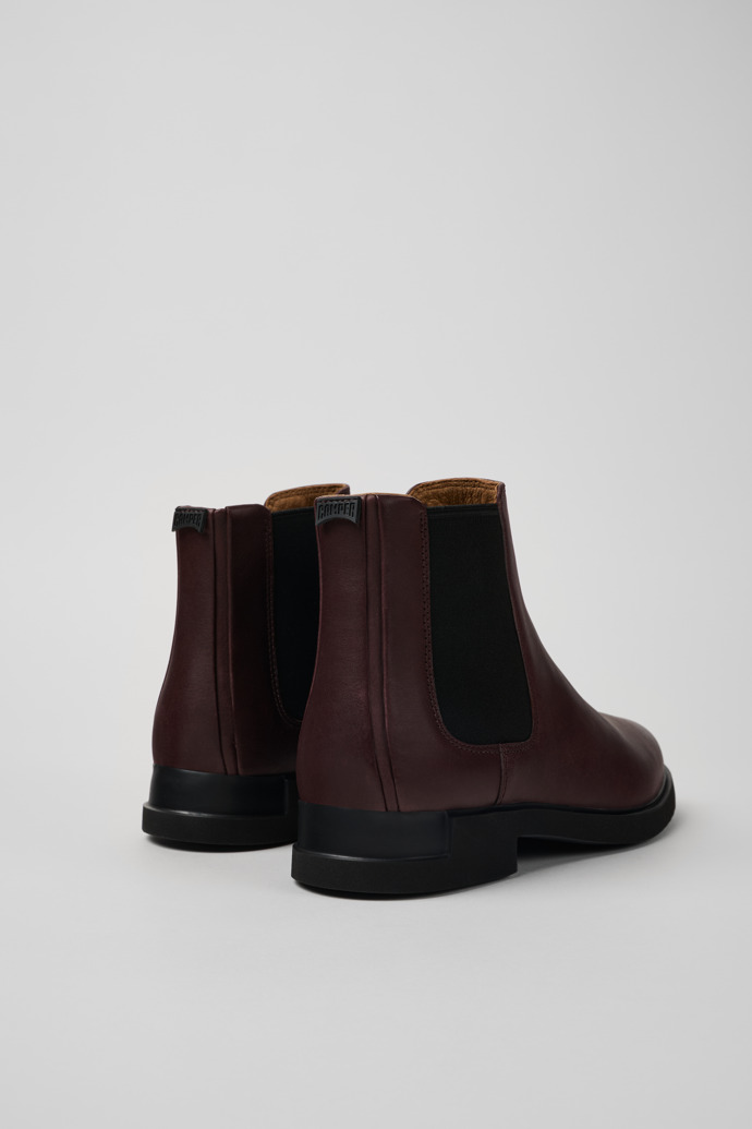 Neu Eingetroffen Camper Iman - Weinroter Chelseastiefel für Damen aus Leder