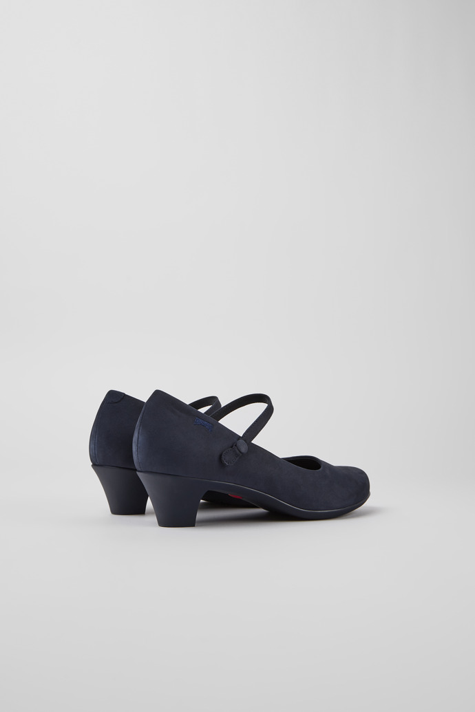 Neu Eingetroffen Camper Helena - Blauer Damenschuh aus Nubukleder.