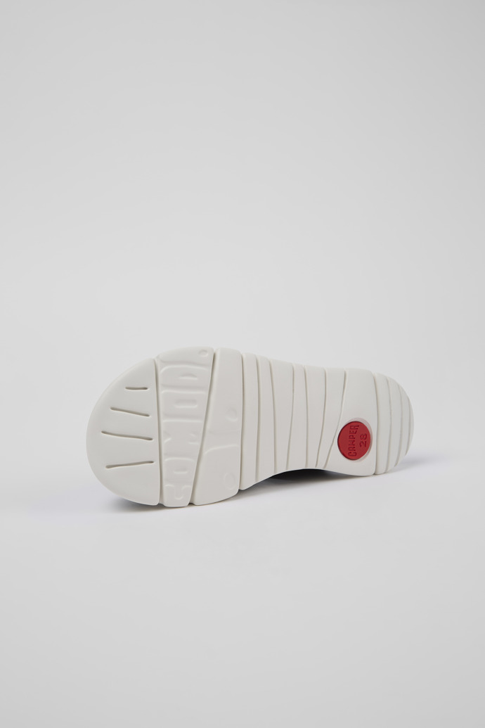 Neu Eingetroffen Camper Oruga - Blaue Sandalen aus Leder/Textil
