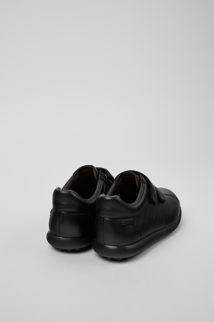 Neu Eingetroffen Camper Pelotas - Schwarzer Kinderschuh aus Leder und Textil.