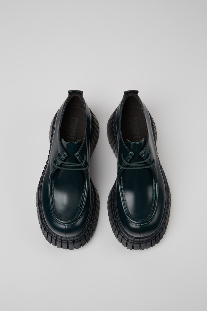 Neu Eingetroffen Camper BCN - Grüner Damenschuh aus Leder