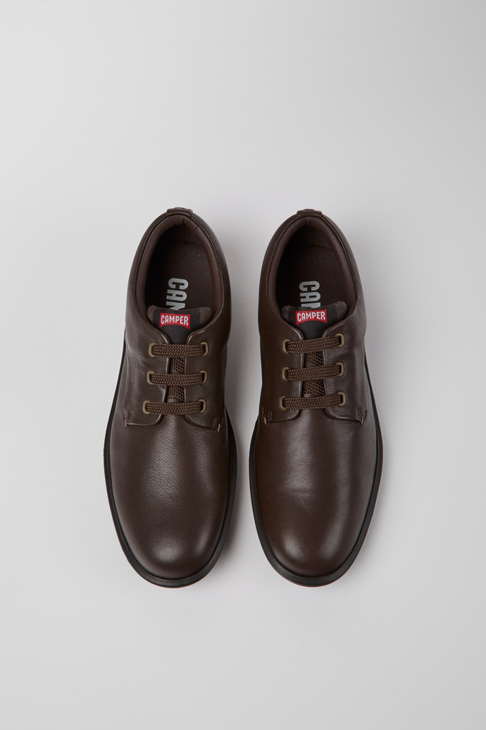 Neu Eingetroffen Camper Atom Work - Brauner Herrenschuh aus Leder.