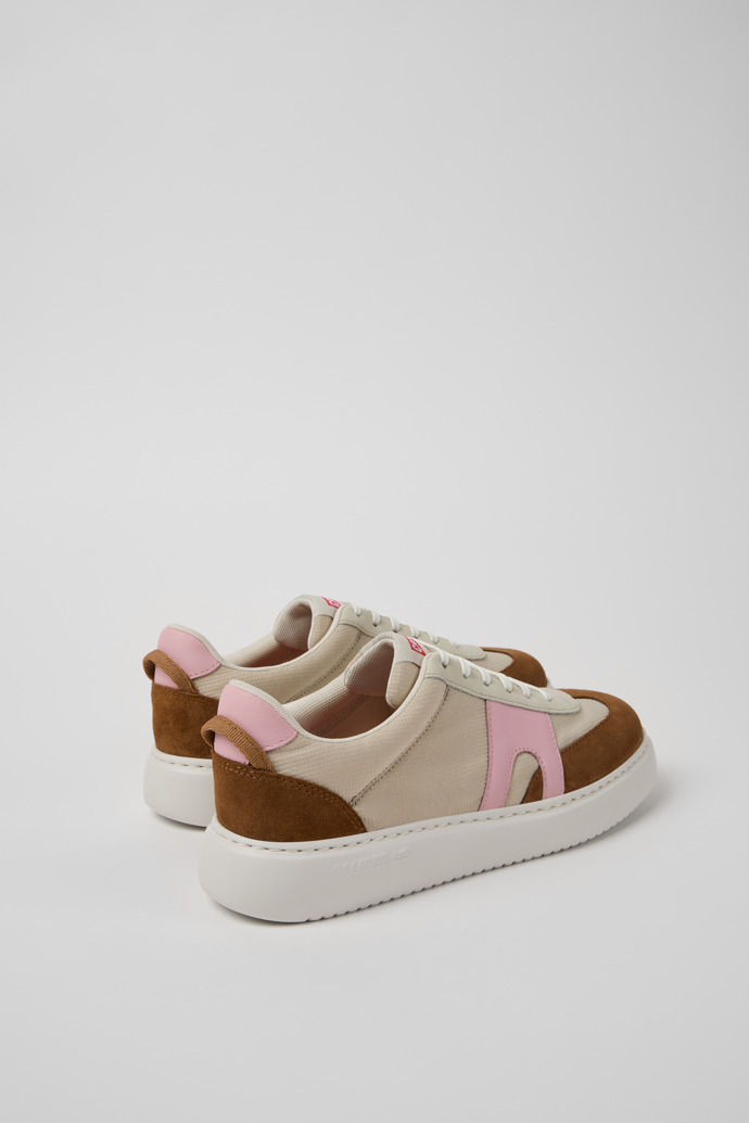 Neu Eingetroffen Camper Runner K21 - Mehrfarbiger Damensneaker aus Textil und Nubukleder.