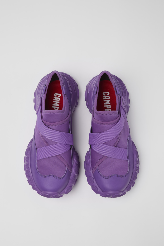 Neu Eingetroffen Camper Pelotas Mars - Violetter Herrensneaker aus Textil/Leder
