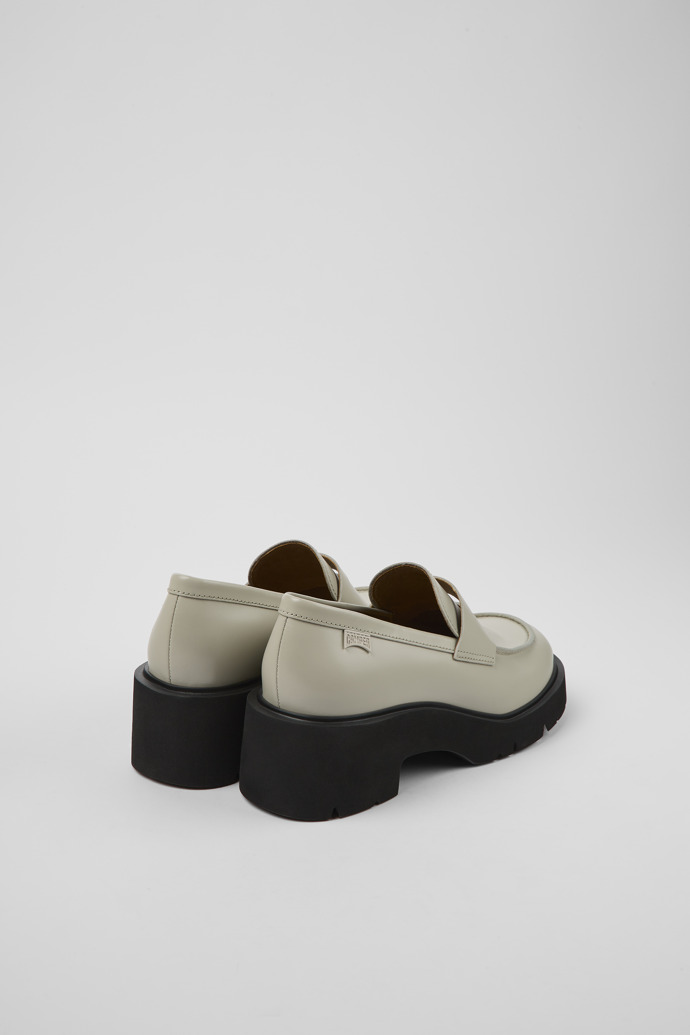 Neu Eingetroffen Camper Milah - Grauer Damenloafer aus Leder
