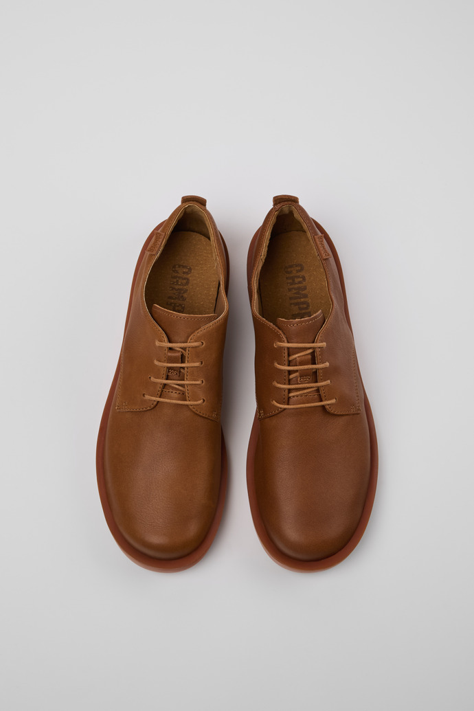 Neu Eingetroffen Camper Wagon - Brauner Herrenschuh aus Leder.