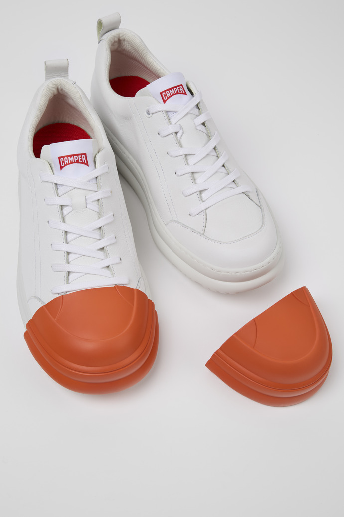 Neu Eingetroffen Camper Junction Runner Toe Caps - Zehenaufsätze aus Gummi in Orange