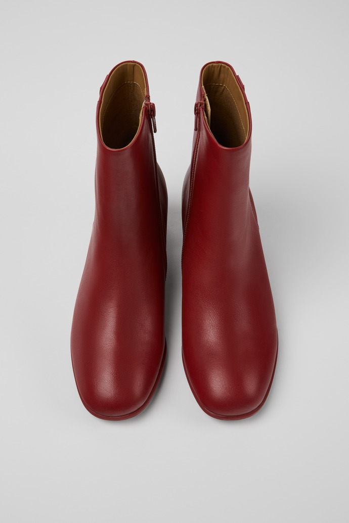 Neu Eingetroffen Camper Katie - Weinrote Damenstiefelette aus Leder