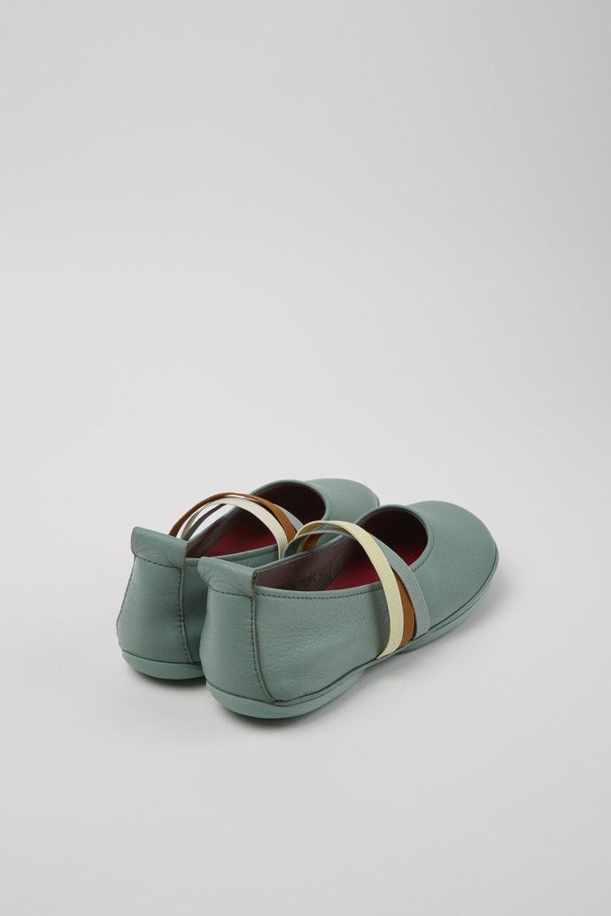 Neu Eingetroffen Camper Twins - Grüne Leder-Mokassins für Damen.