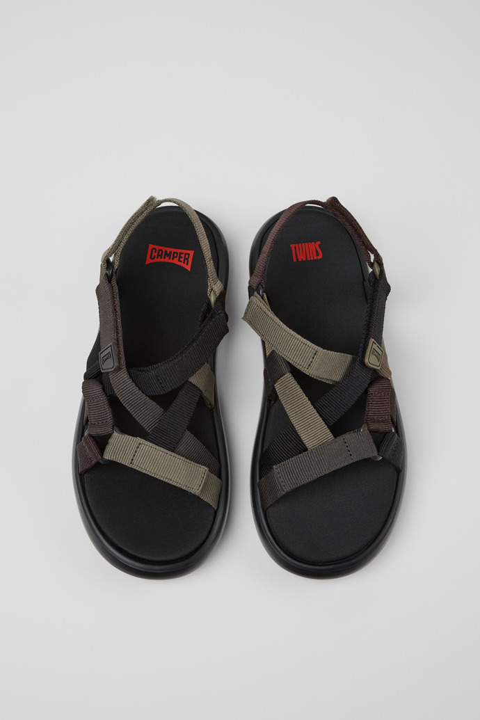 Neu Eingetroffen Camper Twins - Mehrfarbige Sandalen aus Recycling-PET für Herren.