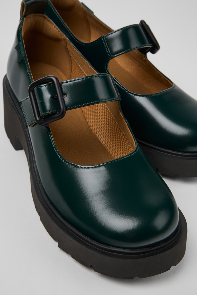 Neu Eingetroffen Camper Milah - Grüne Mary Jane-Lederschuhe für Damen