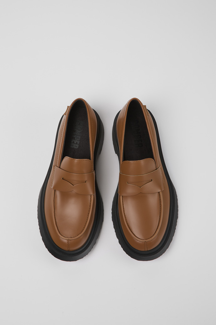Neu Eingetroffen Camper Walden - Brauner Damenloafer aus Leder