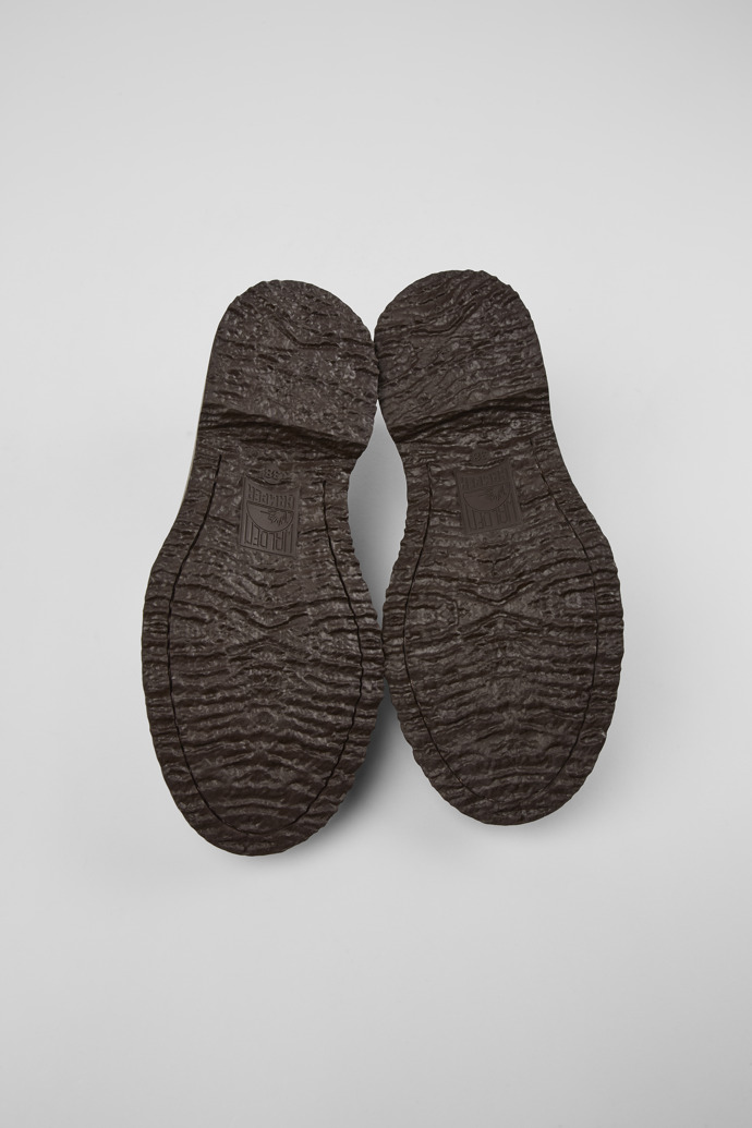 Neu Eingetroffen Camper Twins - Braune und weiße Lederloafer für Damen