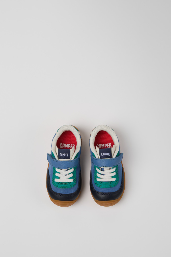 Neu Eingetroffen Camper Dadda - Mehrfarbige Kindersneaker aus Leder und Textil.