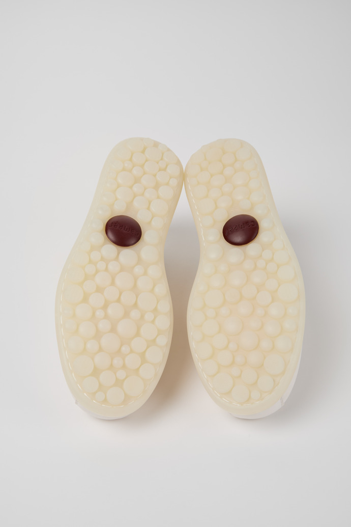 Neu Eingetroffen Camper Pelotas - Weißer Herrenschuh aus Leder.