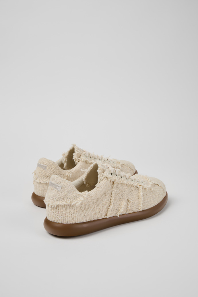 Neu Eingetroffen Camper Pelotas Soller - Beiger Sneaker aus Bio-Baumwolle für Damen.