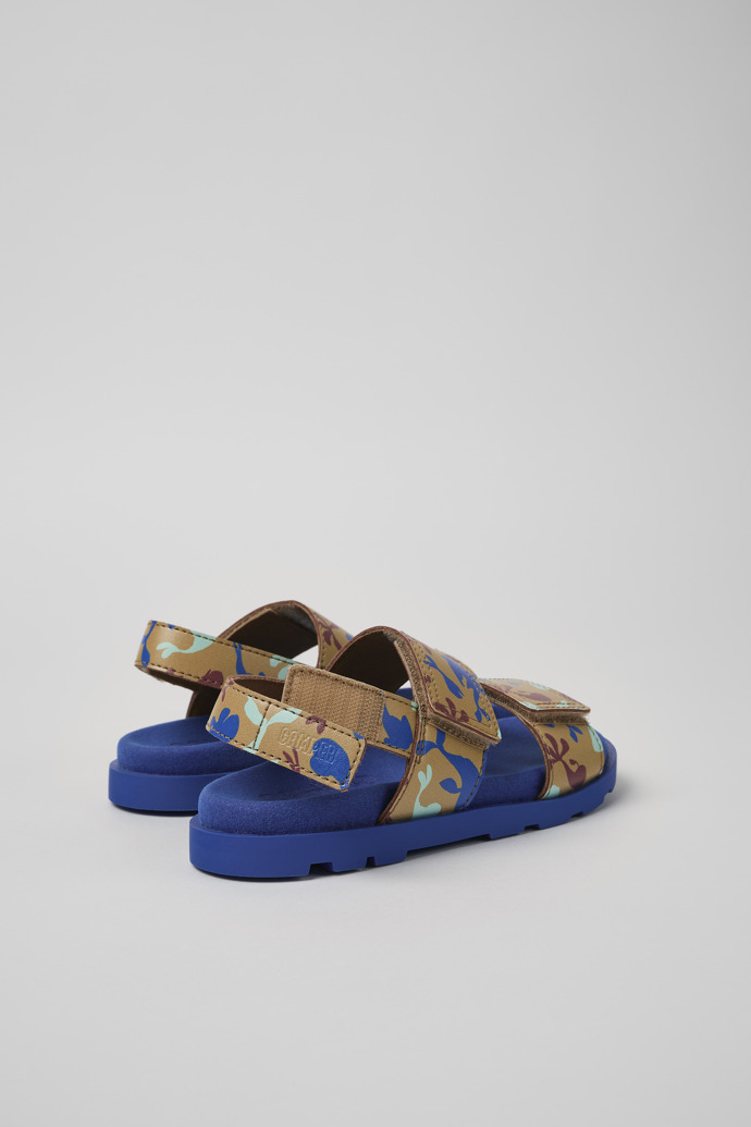 Neu Eingetroffen Camper Brutus Sandal - Mehrfarbige Ledersandalen mit Doppelriemen