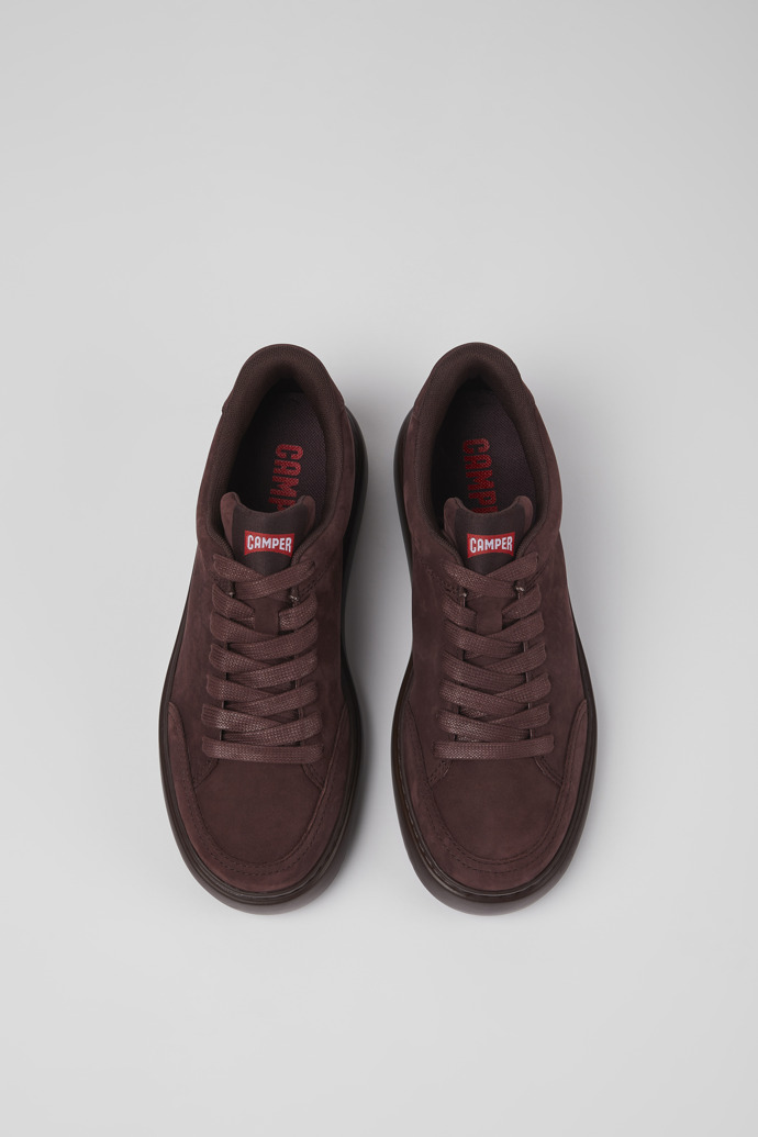 Neu Eingetroffen Camper Runner K21 - Weinroter Damensneaker aus Nubukleder