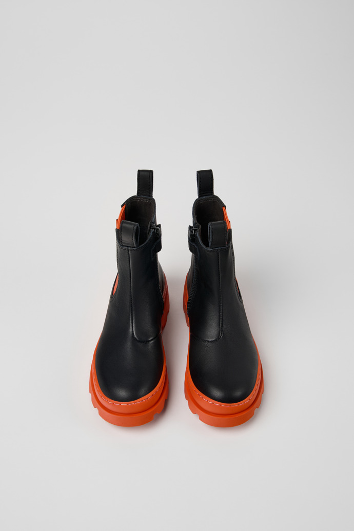 Neu Eingetroffen Camper Brutus - Schwarzer Kinder-Chelseastiefel aus Leder