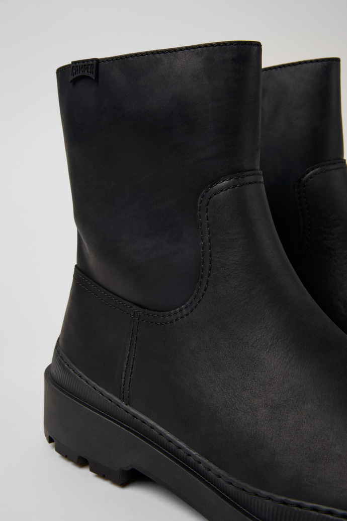 Neu Eingetroffen Camper Brutus Trek MICHELIN - Schwarzer Herrenstiefel aus Nubukleder