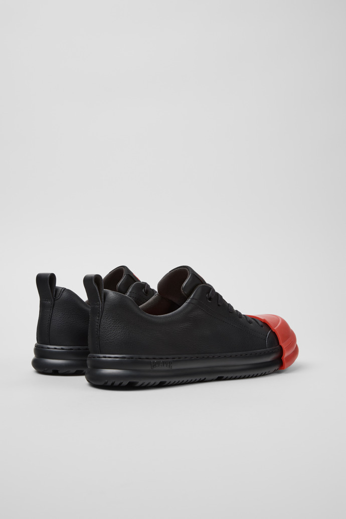 Neu Eingetroffen Camper Junction Runner - Schwarzer Damensneaker aus Leder.