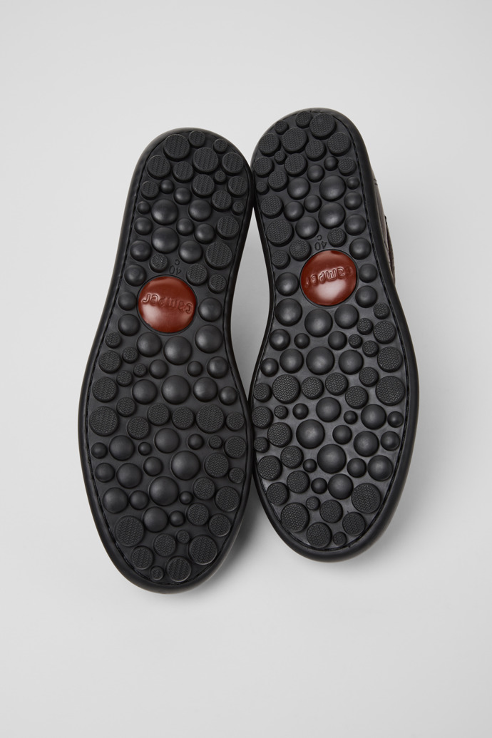 Neu Eingetroffen Camper Pelotas - Weinroter Schuh aus Leder für Damen.