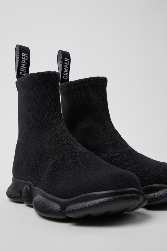 Neu Eingetroffen Camper Karst - Schwarze Midiboots aus TENCEL® Lyocell für Damen.
