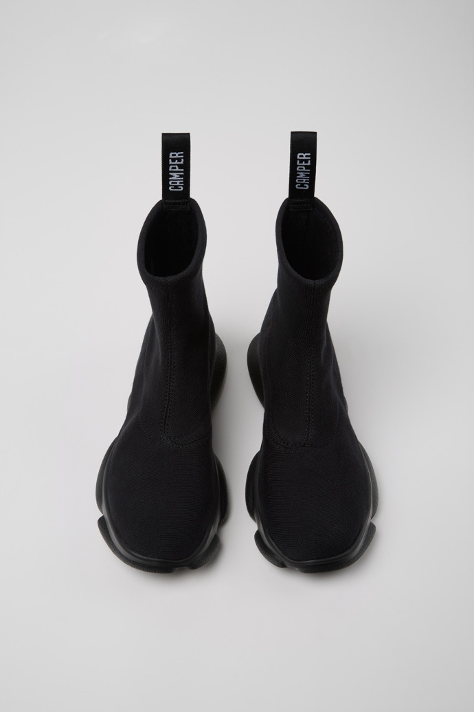 Neu Eingetroffen Camper Karst - Schwarze Midiboots aus TENCEL® Lyocell für Damen.