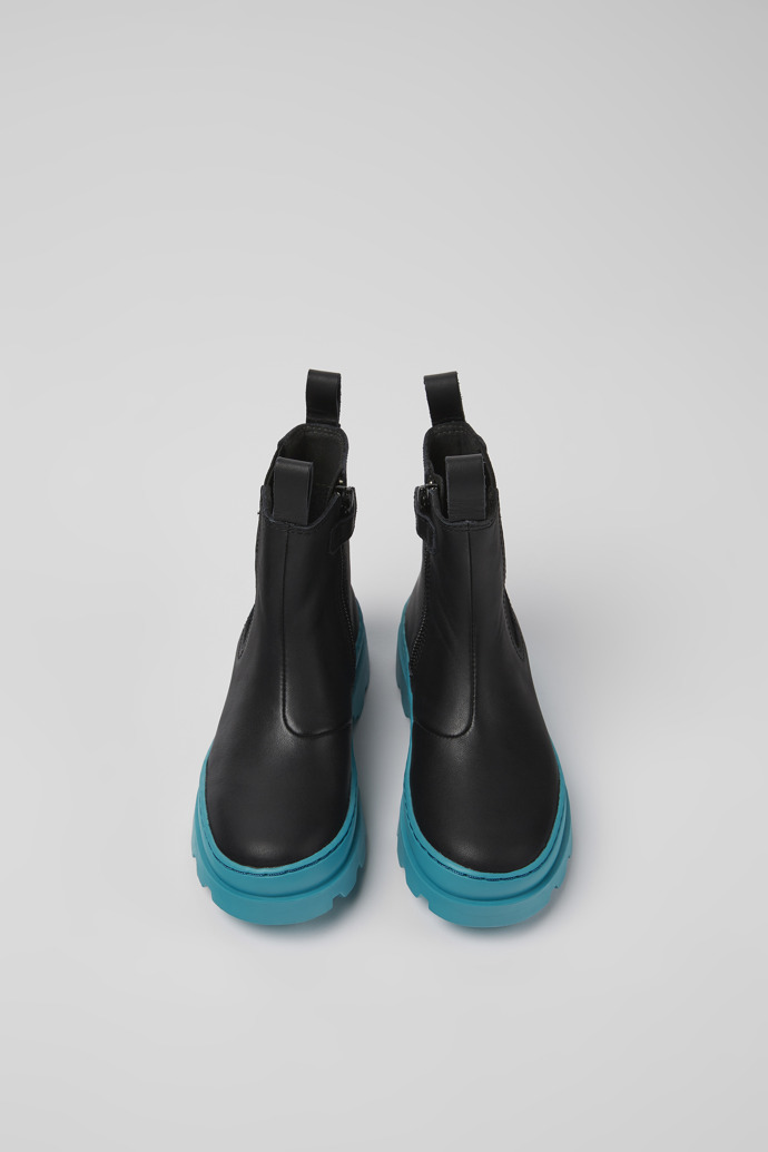Neu Eingetroffen Camper Brutus - Schwarzer Kinder-Chelseastiefel aus Leder