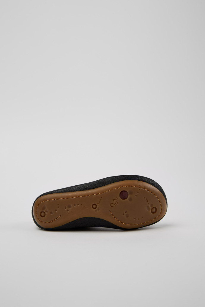 Neu Eingetroffen Camper Twins - Schwarzer Kinderballerina aus Leder.